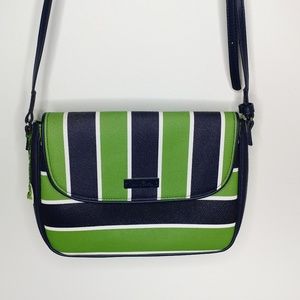 NWOT Vera Bradley Lucky Stripe Flap Crossbody Bag